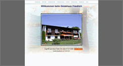 Desktop Screenshot of friedrich-ferienhaus.de