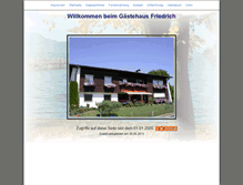 Tablet Screenshot of friedrich-ferienhaus.de